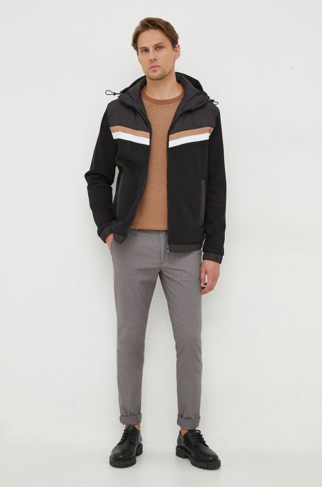 Куртка BOSS чоловіча колір чорний перехідна (3656692)