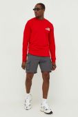 Бавовняна кофта Tommy Jeans чоловіча колір червоний з принтом (3418756)