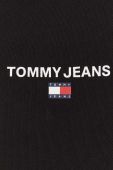 Бавовняна кофта Tommy Jeans чоловіча колір чорний з капюшоном з принтом (3418766)