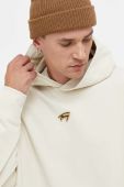 Кофта Tommy Jeans чоловіча колір бежевий з капюшоном з аплікацією (3540917)