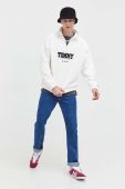 Кофта Tommy Jeans чоловіча колір бежевий з аплікацією