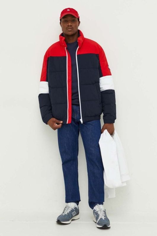 Бавовняна кофта Tommy Jeans чоловіча колір білий з капюшоном з принтом (3418786) фото 2