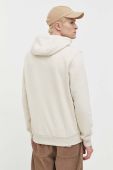 Кофта Tommy Jeans чоловіча колір бежевий з капюшоном з аплікацією (3540963)