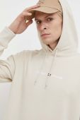 Кофта Tommy Jeans чоловіча колір бежевий з капюшоном з аплікацією (3540963)