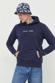 Кофта Tommy Jeans чоловіча колір синій з капюшоном з аплікацією (3540953)