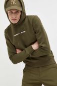 Кофта Tommy Jeans чоловіча колір зелений з капюшоном з аплікацією (3540958)