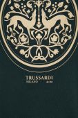 Бавовняна кофта Trussardi чоловіча колір зелений з принтом
