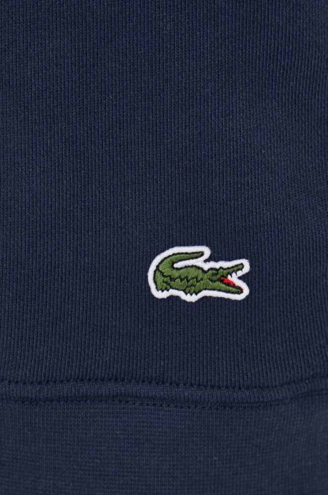Бавовняна кофта Lacoste чоловіча колір синій з принтом фото 5