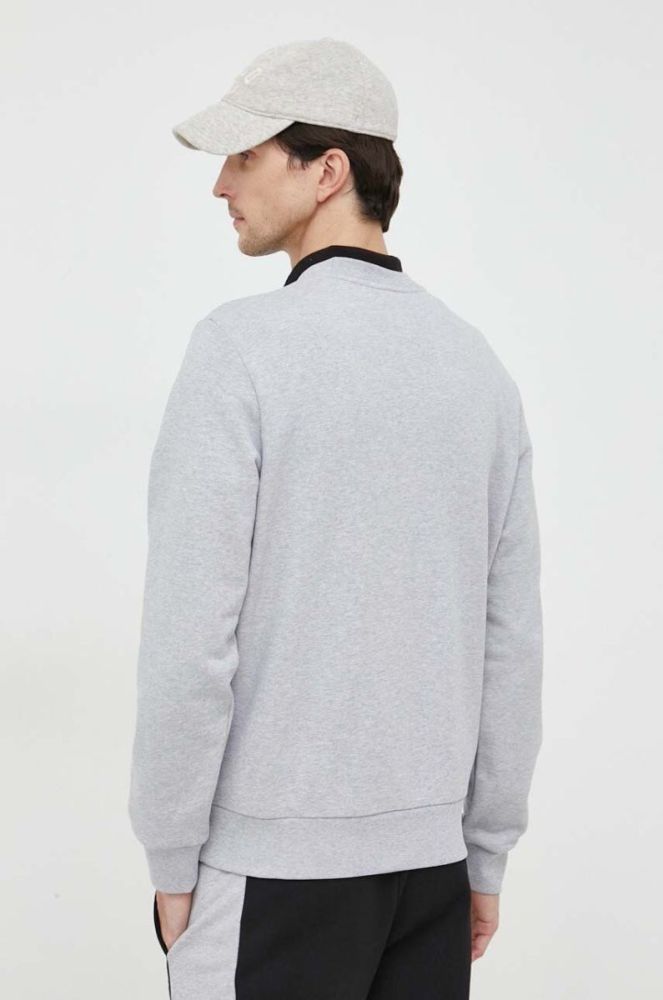 Бавовняна кофта Lacoste чоловіча колір сірий візерунок (3537447) фото 3