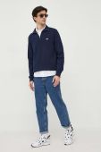 Бавовняний светр Lacoste колір синій півгольф