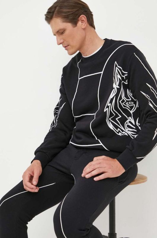 Кофта Plein Sport колір чорний фото 4