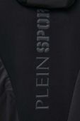 Кофта PLEIN SPORT чоловіча колір чорний з капюшоном з принтом (3577421)