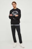 Кофта PLEIN SPORT чоловіча колір чорний з принтом (3567009)