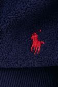 Кофта лаунж Polo Ralph Lauren колір синій з капюшоном однотонна