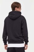 Кофта Vertere Berlin чоловіча колір чорний з капюшоном з аплікацією