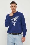 Кофта Guess чоловіча колір синій з принтом (3609310) Кофта Guess чоловіча колір синій з принтом (3609310)