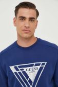 Кофта Guess чоловіча колір синій з принтом (3609310)