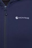 Спортивна кофта Montane Fury колір синій з капюшоном однотонна