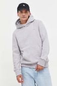 Кофта Superdry чоловіча колір сірий з капюшоном меланж (3624920)