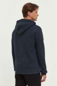 Кофта Superdry чоловіча колір синій з капюшоном однотонна (3465988)