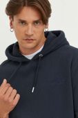 Кофта Superdry чоловіча колір синій з капюшоном однотонна (3465988)
