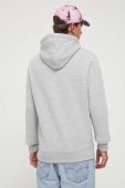 Кофта Superdry чоловіча колір сірий з капюшоном меланж (3458309)