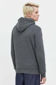 Кофта Superdry чоловіча колір сірий з капюшоном меланж (3489057)