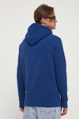 Кофта Superdry чоловіча з капюшоном з принтом колір блакитний