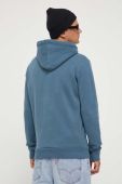 Кофта Superdry чоловіча з капюшоном з аплікацією колір блакитний (3458318)
