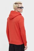 Кофта Superdry чоловіча колір червоний з капюшоном однотонна (3489071)