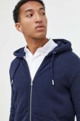 Кофта Superdry чоловіча колір синій з капюшоном однотонна (3476920)
