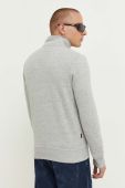 Кофта Superdry чоловіча колір сірий меланж (3450146)