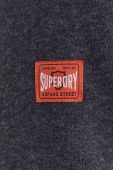 Кофта Superdry чоловіча колір сірий з принтом (3675649)