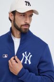 Кофта 47brand MLB New York Yankees чоловіча колір синій з аплікацією