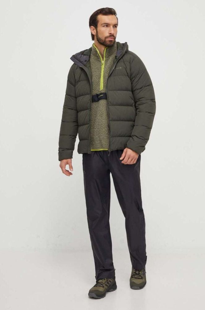Спортивна кофта Icebreaker RealFleece Merino High Pile колір зелений однотонна фото 2