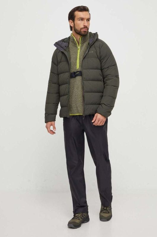 Спортивна кофта Icebreaker RealFleece Merino High Pile колір зелений однотонна фото 2