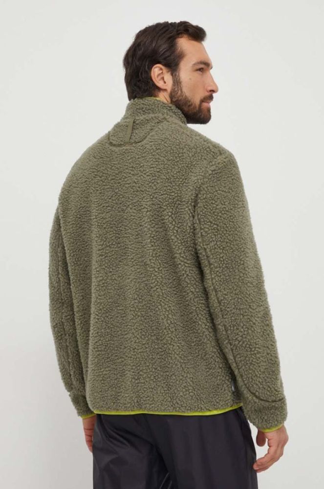 Спортивна кофта Icebreaker RealFleece Merino High Pile колір зелений однотонна фото 3