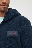 Кофта Barbour чоловіча колір синій з капюшоном однотонна