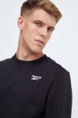 Кофта Reebok чоловіча колір чорний однотонна (3553670)