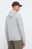 Кофта Reebok чоловіча колір сірий з капюшоном меланж (3550012)