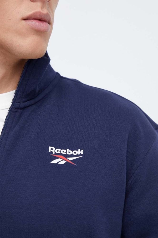 Кофта Reebok чоловіча колір синій з принтом (3540996) фото 5