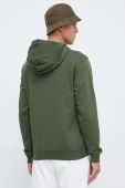 Кофта Reebok Classic чоловіча колір зелений з капюшоном з аплікацією