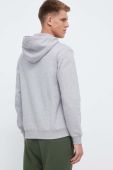 Кофта Reebok Classic чоловіча колір сірий з капюшоном з аплікацією (3553691)