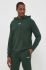 Кофта лаунж HUGO колір зелений з капюшоном однотонна (3500089)