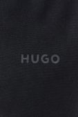 Кофта HUGO чоловіча колір чорний з аплікацією (3675667)