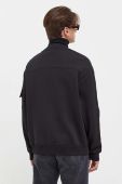 Кофта HUGO чоловіча колір чорний однотонна (3632692)