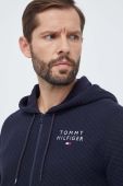 Кофта Tommy Hilfiger чоловіча колір синій з капюшоном однотонна (3553708)