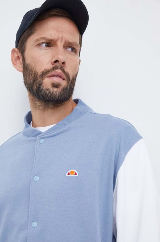 Кофта Ellesse чоловіча  візерунок колір блакитний (3563915) фото 4