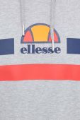 Кофта Ellesse чоловіча колір сірий з капюшоном з принтом (3624971)