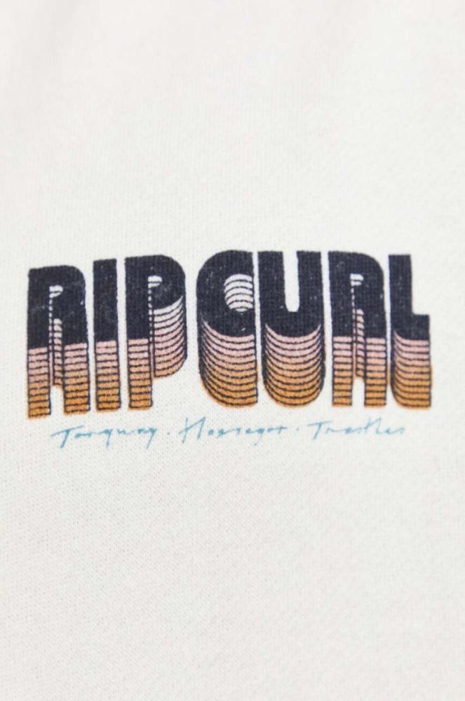 Кофта Rip Curl чоловіча колір бежевий з принтом фото 5